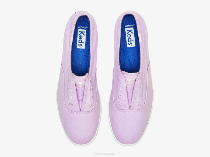 Keds Tênis chinelo de sarja lavável chillax R28H61 calçados lilás mulheres