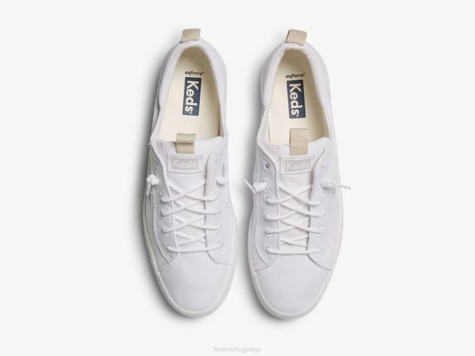 Keds sapatilha antiderrapante em lona R28H59 calçados branco mulheres