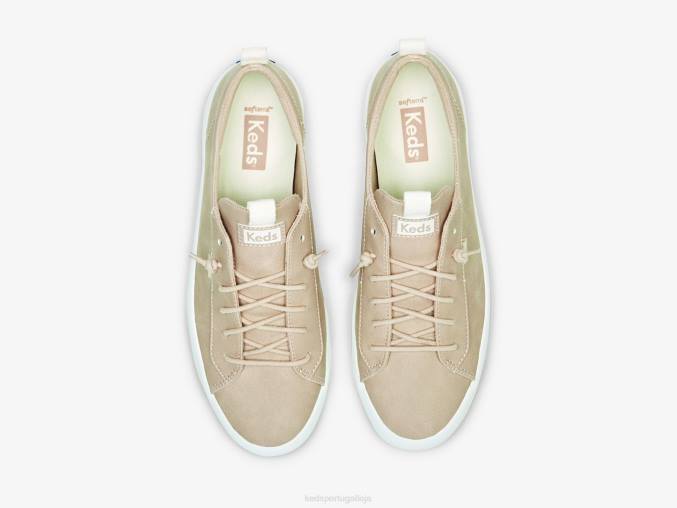 Keds sapatilha de couro sintético propina R28H212 calçados lilás mulheres