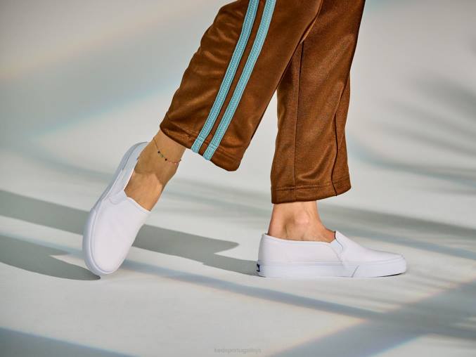 Keds sapatilha de lona de dois andares R28H2 calçados branco mulheres