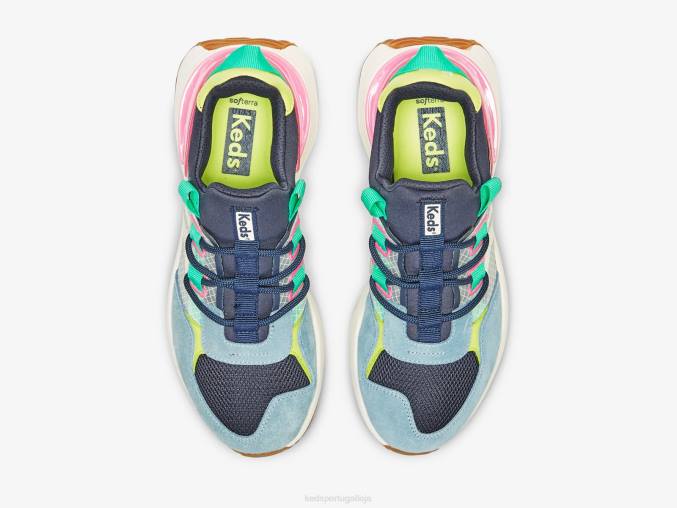 Keds sapatilha tiasa trail slip on R28H186 calçados marinho multi mulheres