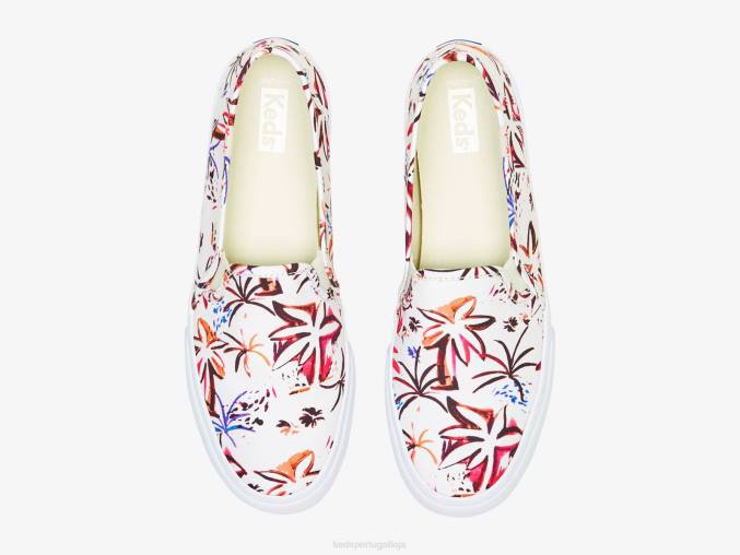 Keds tênis com estampa de ilha de dois andares R28H21 calçados cinza rosa mulheres