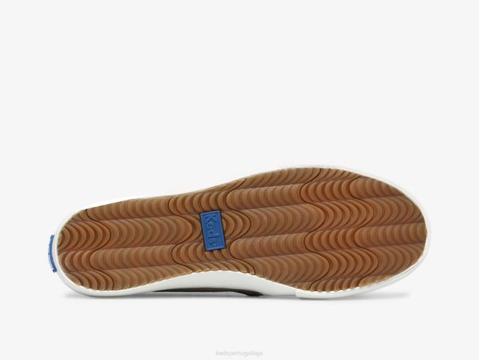 Keds tênis de camurça perf double decker R28H44 calçados cinza mulheres
