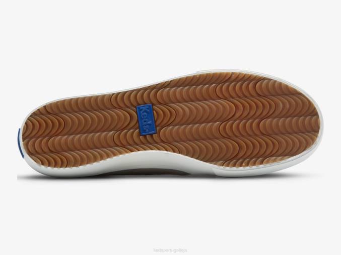 Keds tênis de camurça perf double decker R28H68 calçados cinza mulheres