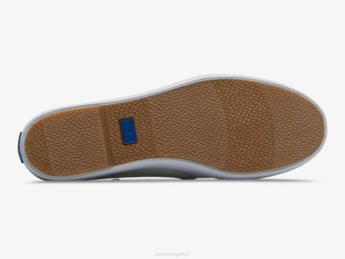 Keds tênis slip on de lona triple decker R28H40 calçados branco mulheres