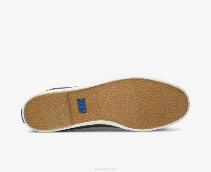 Keds tênis slip on lavável chillax R28H42 calçados carvão mulheres