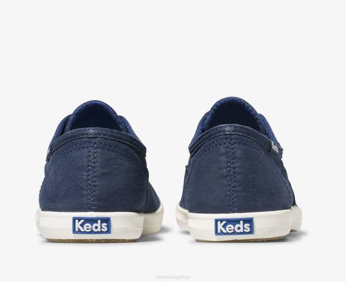 Keds tênis slip on lavável chillax R28H43 calçados azul mulheres