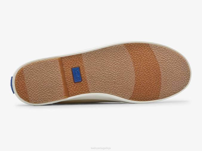 Keds Kickstart Mule Canvas Slip on Sneaker R28H47 calçados aveia mulheres