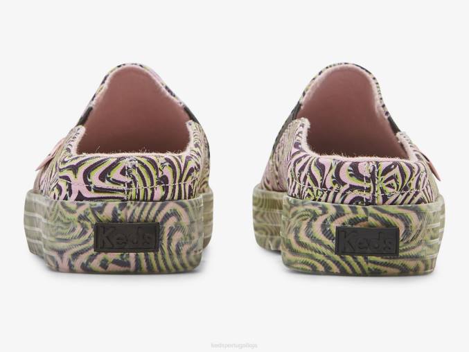 Keds x Maisie Wilen Kickback mule slip on tênis R28H58 calçados rosa mulheres