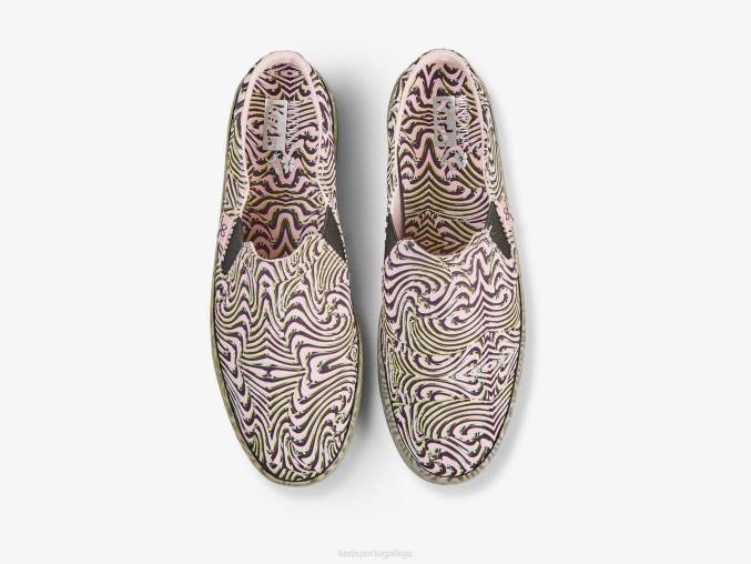 Keds x Maisie Wilen Kickback mule slip on tênis R28H58 calçados rosa mulheres