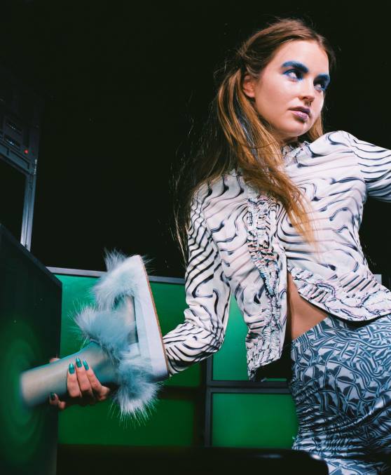 Keds x Maisie Wilen plataforma trio R28H57 calçados azul mulheres