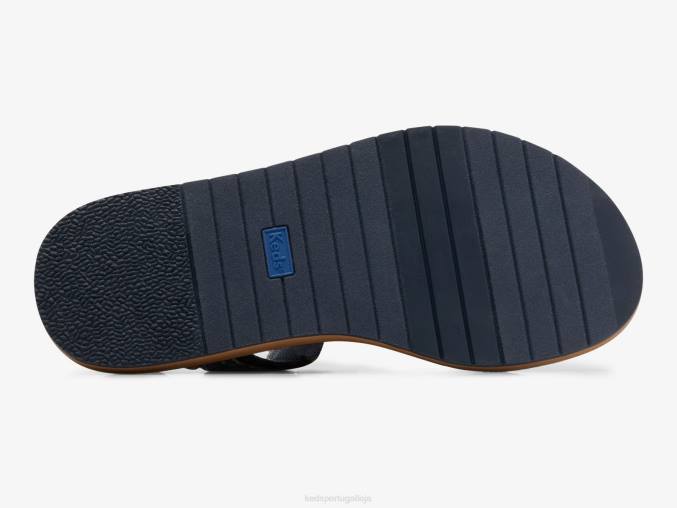 Keds x Rifle Paper Co. sandália trio R28H55 calçados marinha mulheres