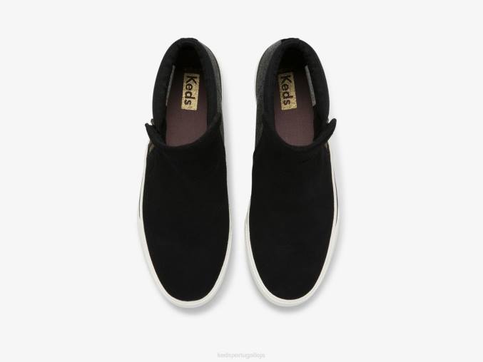 Keds botinha de zíper cooper R28H72 calçados preto mulheres