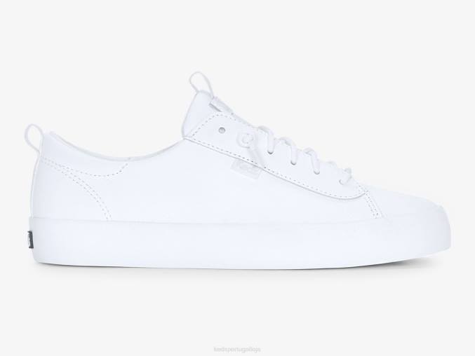 Keds sapatilha de couro R28H31 calçados branco mulheres