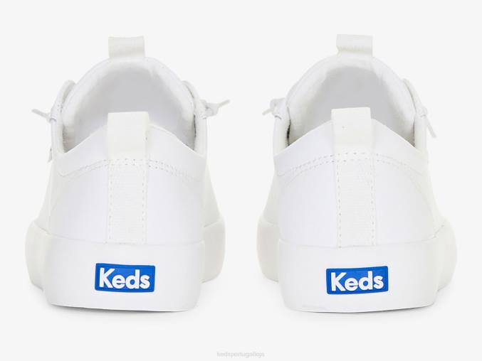 Keds sapatilha de couro R28H31 calçados branco mulheres