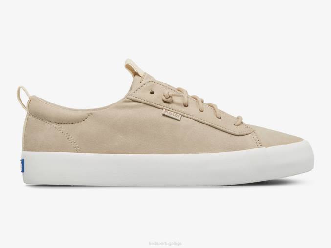Keds tênis de couro vegano kickback R28H32 calçados taupe mulheres