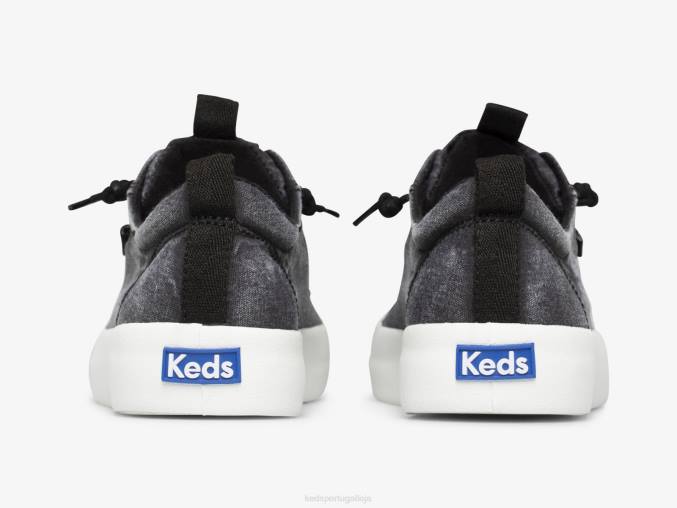Keds tênis lavável em lona de propina R28H33 calçados preto mulheres
